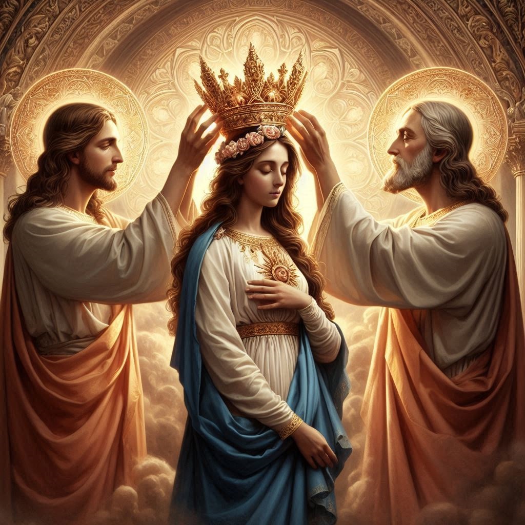 Santa María Virgen, Reina