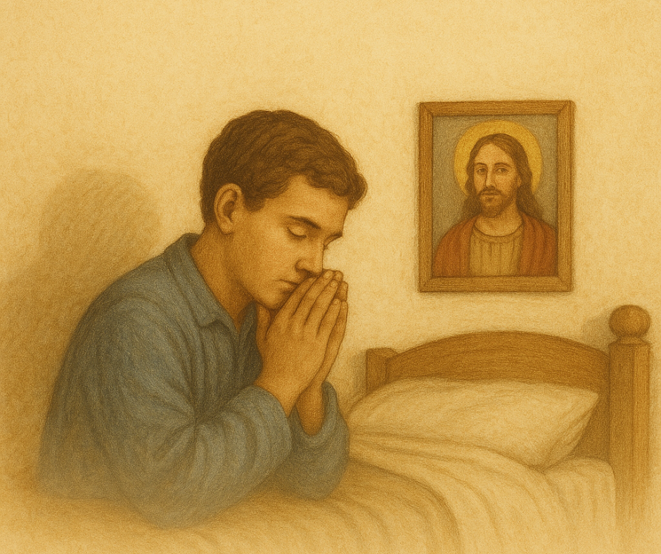 🕊 Oración para dormir en paz con Dios: descansa en Su abrazo