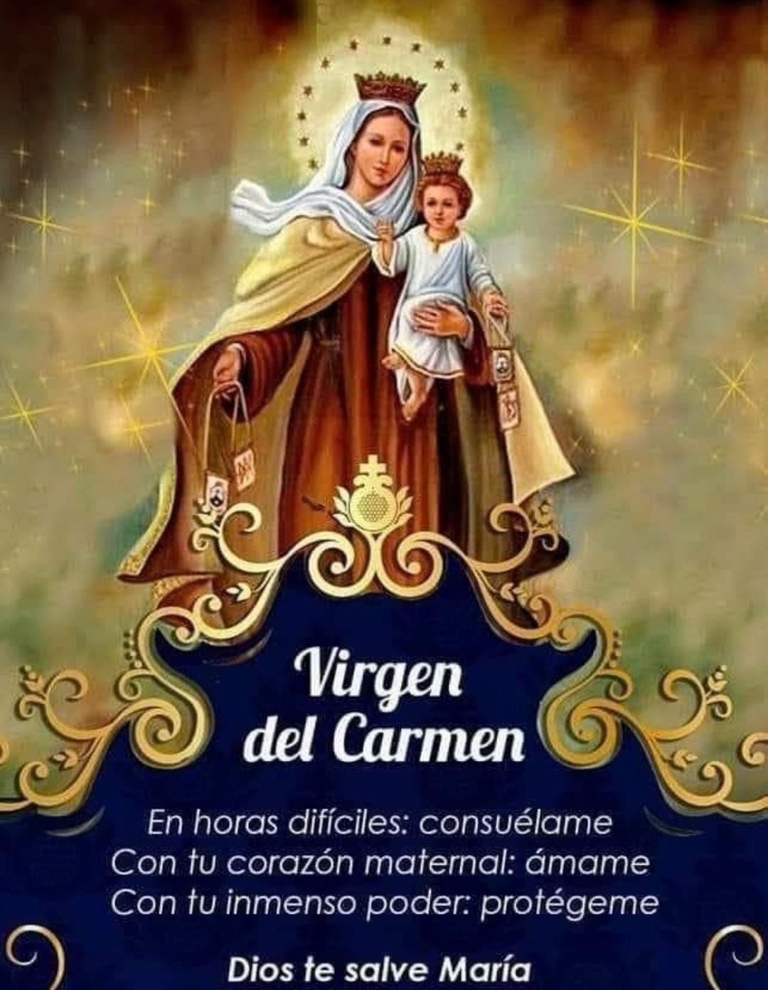 santorial virgen del carmen
